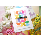 Simon Says Clear Stamps Geo Flower Building sss302684c Graphic Friend Card | color-code:ALT12