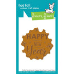 Lawn Fawn Foiled Sentiments: Happy New Year lf3534