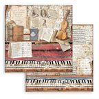 Stamperia Vintage Library 12 x 12 Paper sbbl132 page 6