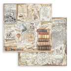 Stamperia Vintage Library 6 x 6 Paper sbbs80 page 5