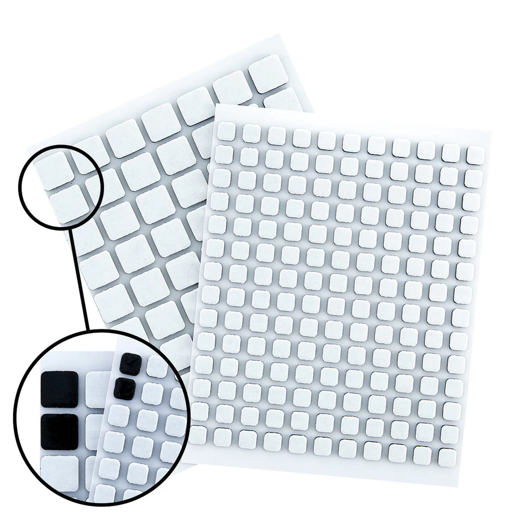 Spellbinders Black Foam Adhesive Squares 2mm scs-266 detail