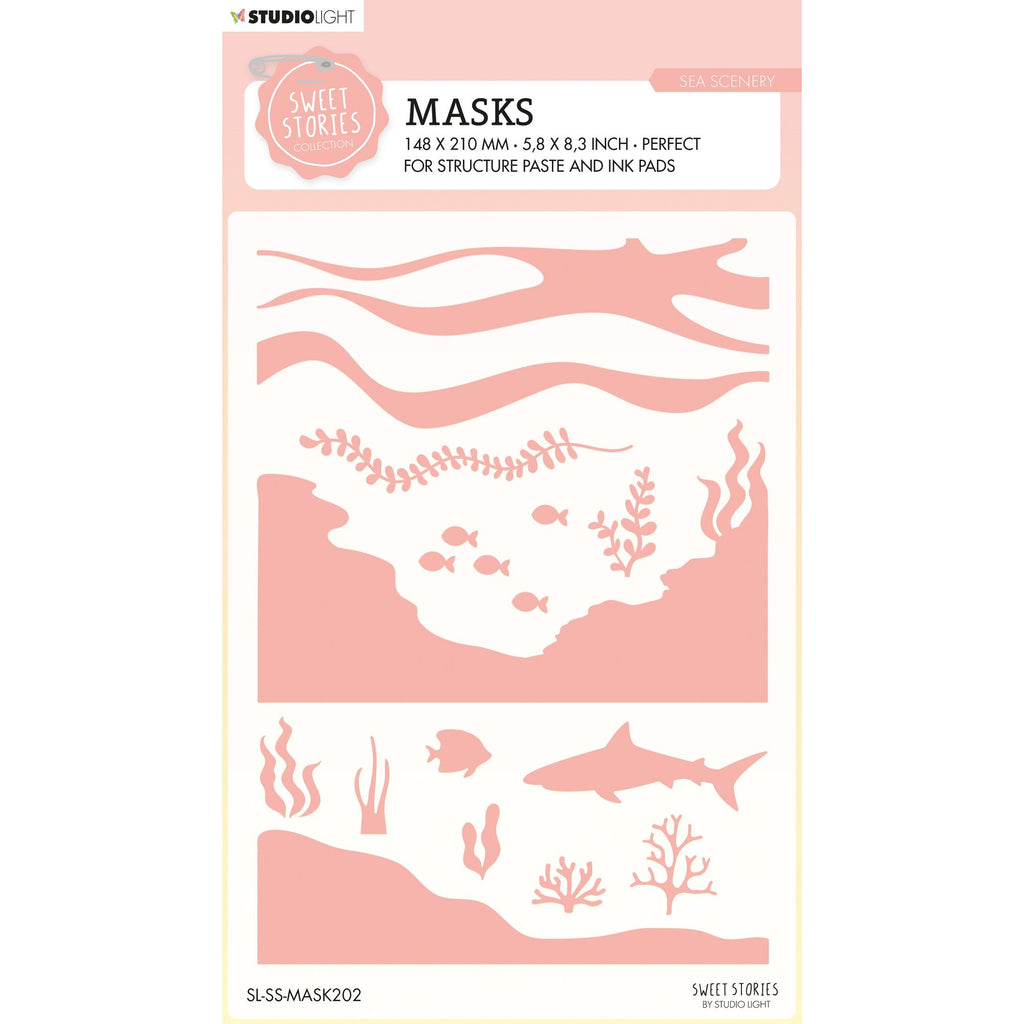 Studio Light Sea Scenery Stencil sl-ss-mask202