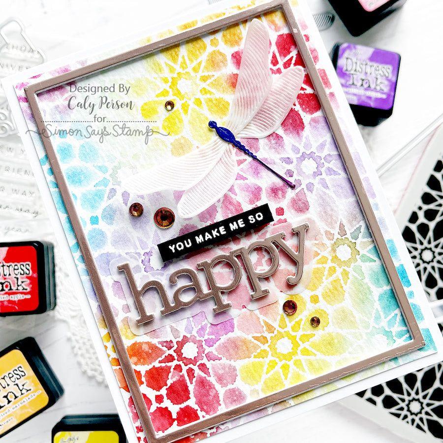 Tim Holtz Distress Mini Ink Pad Mermaid Lagoon Ranger TDP46790 Faux Watercoloring Card | color-code:ALTKW94