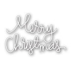 Simon Says Stamp Merry Christmas Script Wafer Die SSSD111305