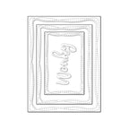 Simon Says Stamp WONKY RECTANGLES Wafer Dies SSSD111714