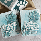 Simon Says Stamp Pawsitively Saturated Ink Trio 26 Thank You and Friend Cards  | color-code:ALT02