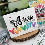 Simon Says Stamp Tim Holtz Watercolor Bundle setwc24 Hello Card | color-code:ALT06