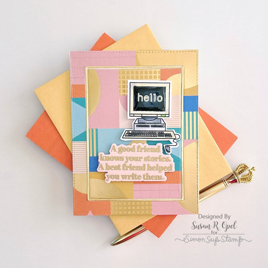 CZ Designs Sassy Friend Wafer Dies czd213c Stamptember Friend Card