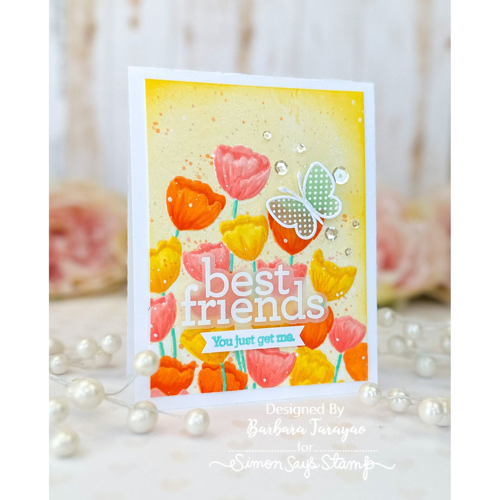 CZ Design Clear Stamps Sassy Friends cz281c Stamptember Friends Card | color-code:ALT01