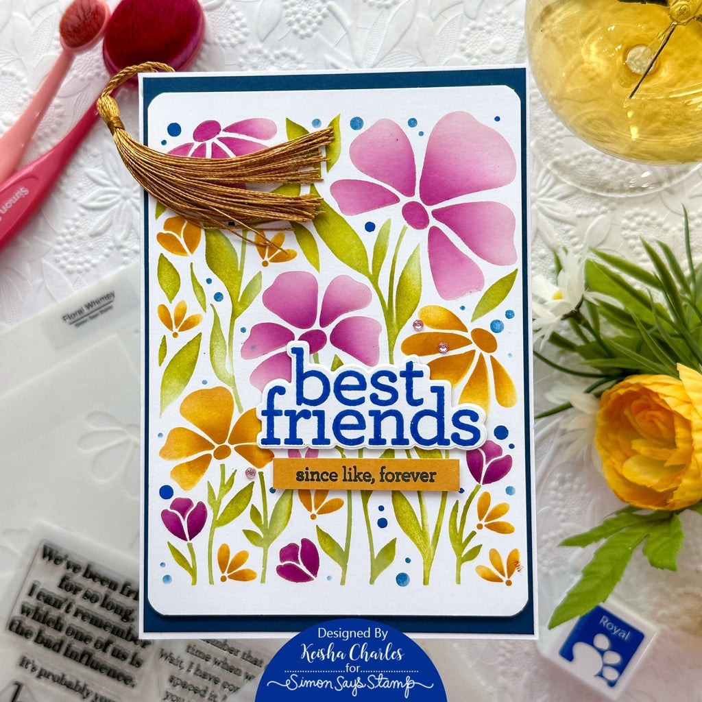 CZ Design Clear Stamps Sassy Friends cz281c Stamptember Friends Notebook