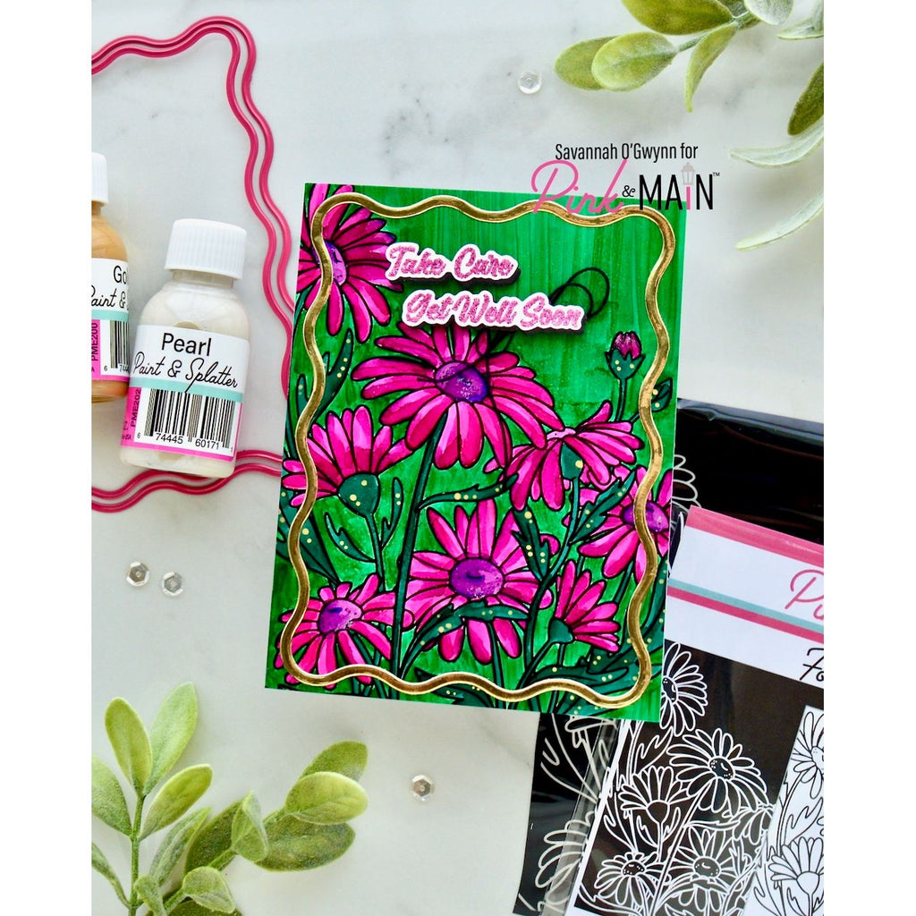 Pink and Main Pearl Paint and Splatter Bottle pme202