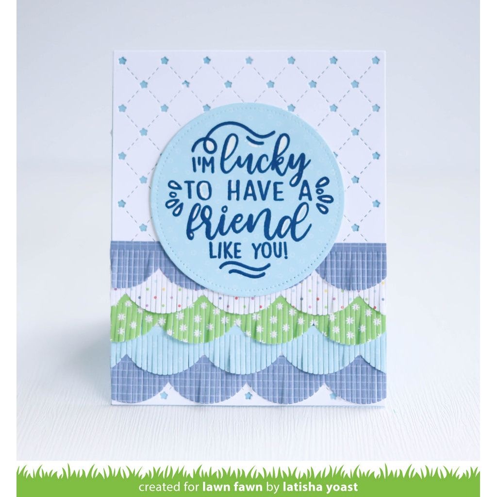 Lawn Fawn Quilted Star Backdrop Die lf3451 lucky