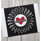 Tim Holtz Distress 8.5 x 11 Black Heavystock Ranger tda79293 Be Awesome Today Card | color-code:ALT07