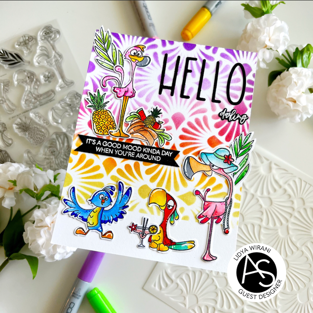 Alex Syberia Designs Foxtrot Alphabet Die Set asdd62 Hello