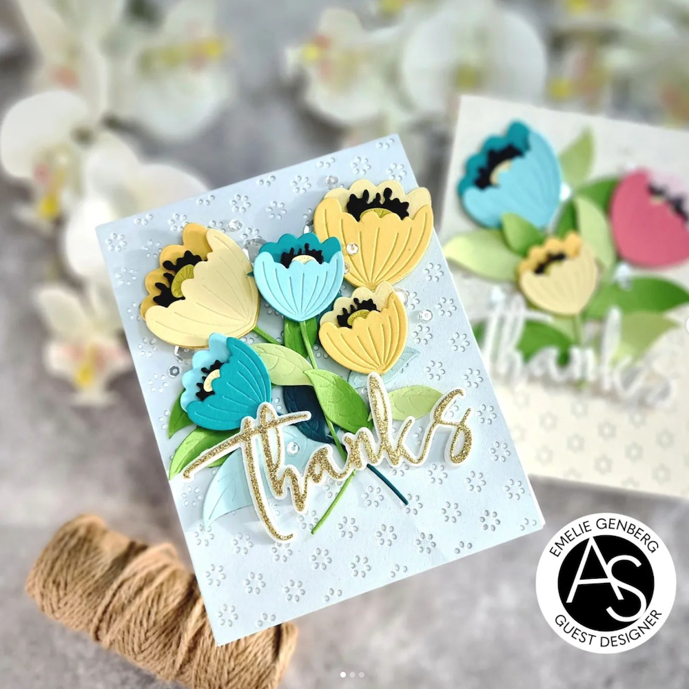 Alex Syberia Designs Thanks Die asdd45 Floral