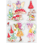 Craft Consortium Fairy Wishes Flowers Clear Stamps CCSTMP088 images