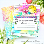 Ink Blot Shop A2 Envelopes Rainbow Splatter Paint ibev002