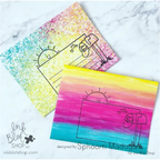Ink Blot Shop A2 Envelopes Painted Sunset ibev001