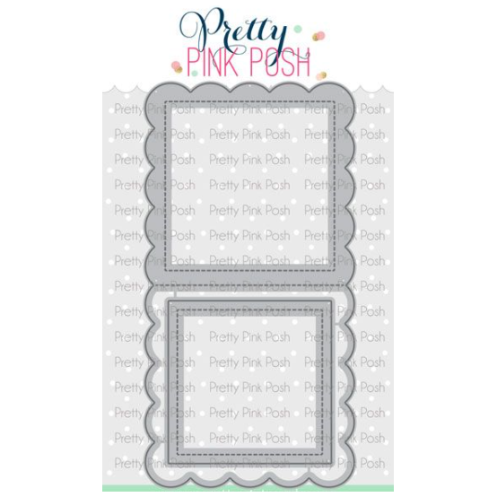 Pretty Pink Posh Mini Scallop Card Dies
