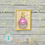 Trinity Stamps Celebration Cupcake Clear Stamp Set tps-200 Birthday Sweets Card | color-code:ALT01