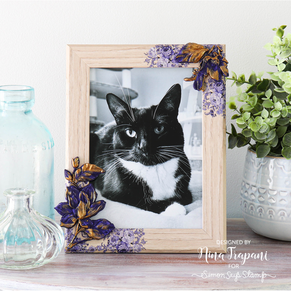 Tim Holtz Flip Top Distress Paint FADED JEANS Ranger TDF53033 Decorate Frames Project | color-code:ALT03