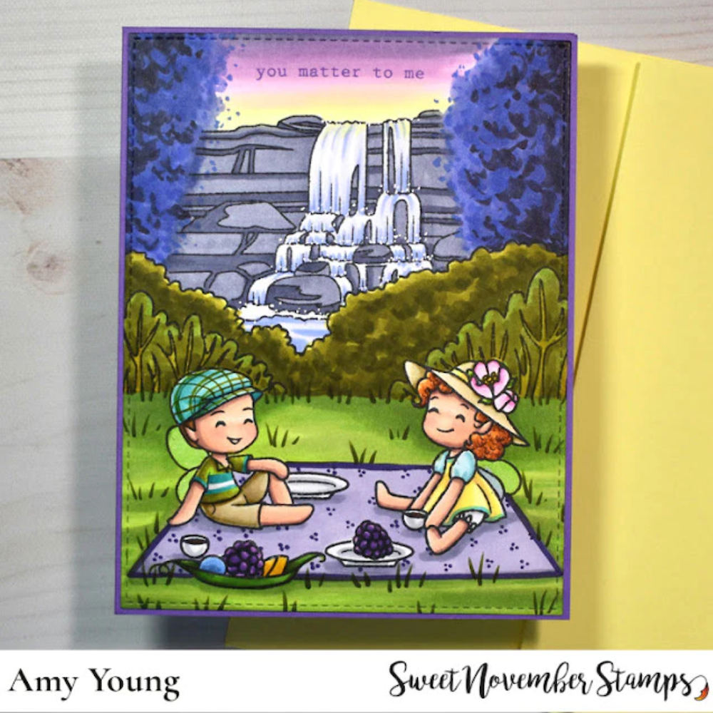 Sweet November Stamps Fairwee Summer Picnic Clear Stamp Set snsepsp21 You matter