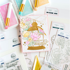 PinkFresh Studio OCEAN BREEZE Dye Ink Pad pfdi016 Beautiful Day Card | color-code:ALT02