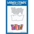 Whimsy Stamps Yay Word Dies WSD205