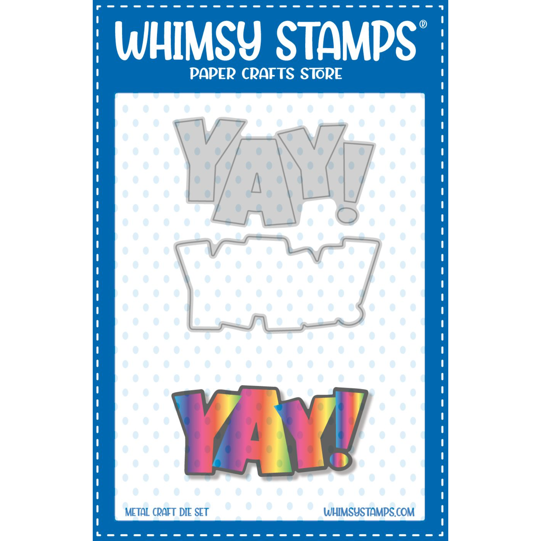 Whimsy Stamps Yay Word Dies WSD205