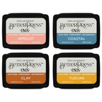BPI-013 Spellbinders Desert Sunset BetterPress Ink Mini Set 4 Pack sunset colors
