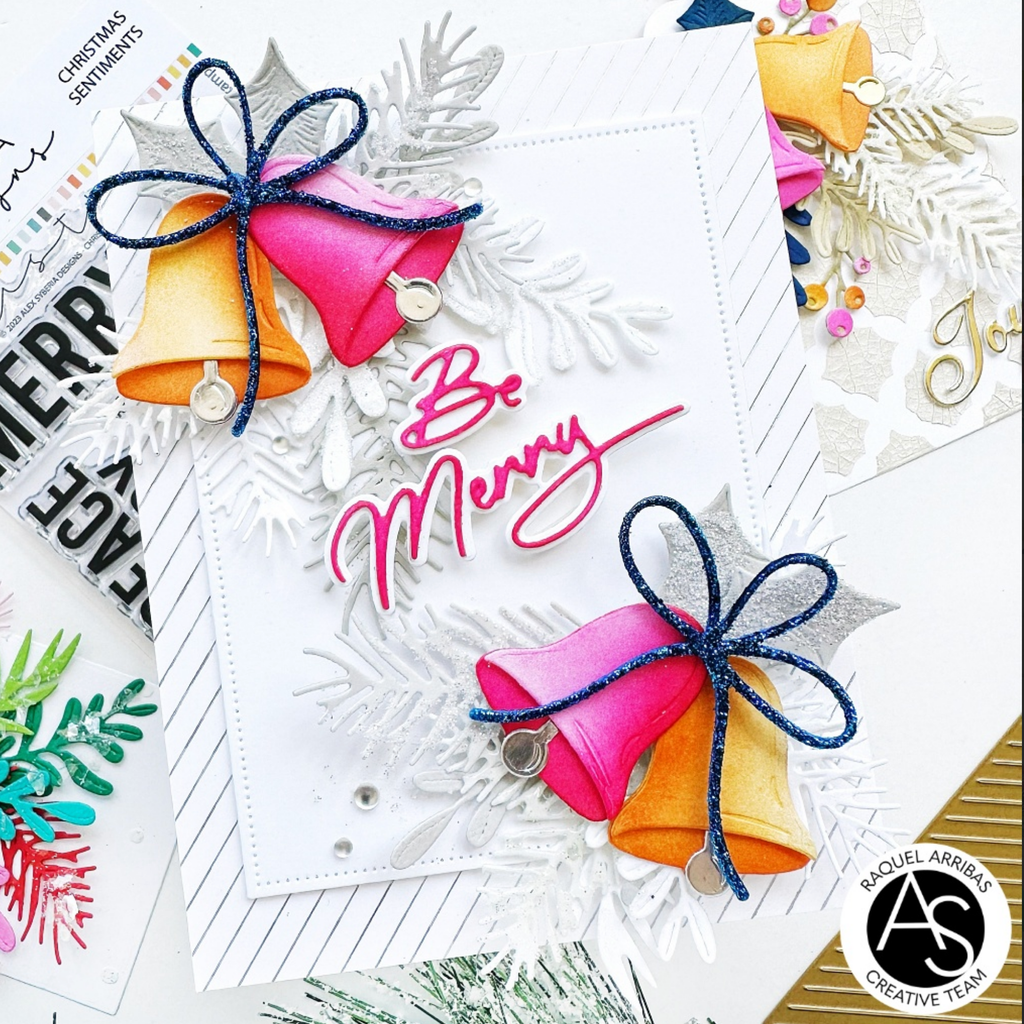 Alex Syberia Designs Jingle Bell Joy Die Set asdd91 Be Merry