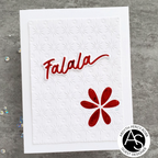Alex Syberia Designs Falala Die asdd95 Red Foiled