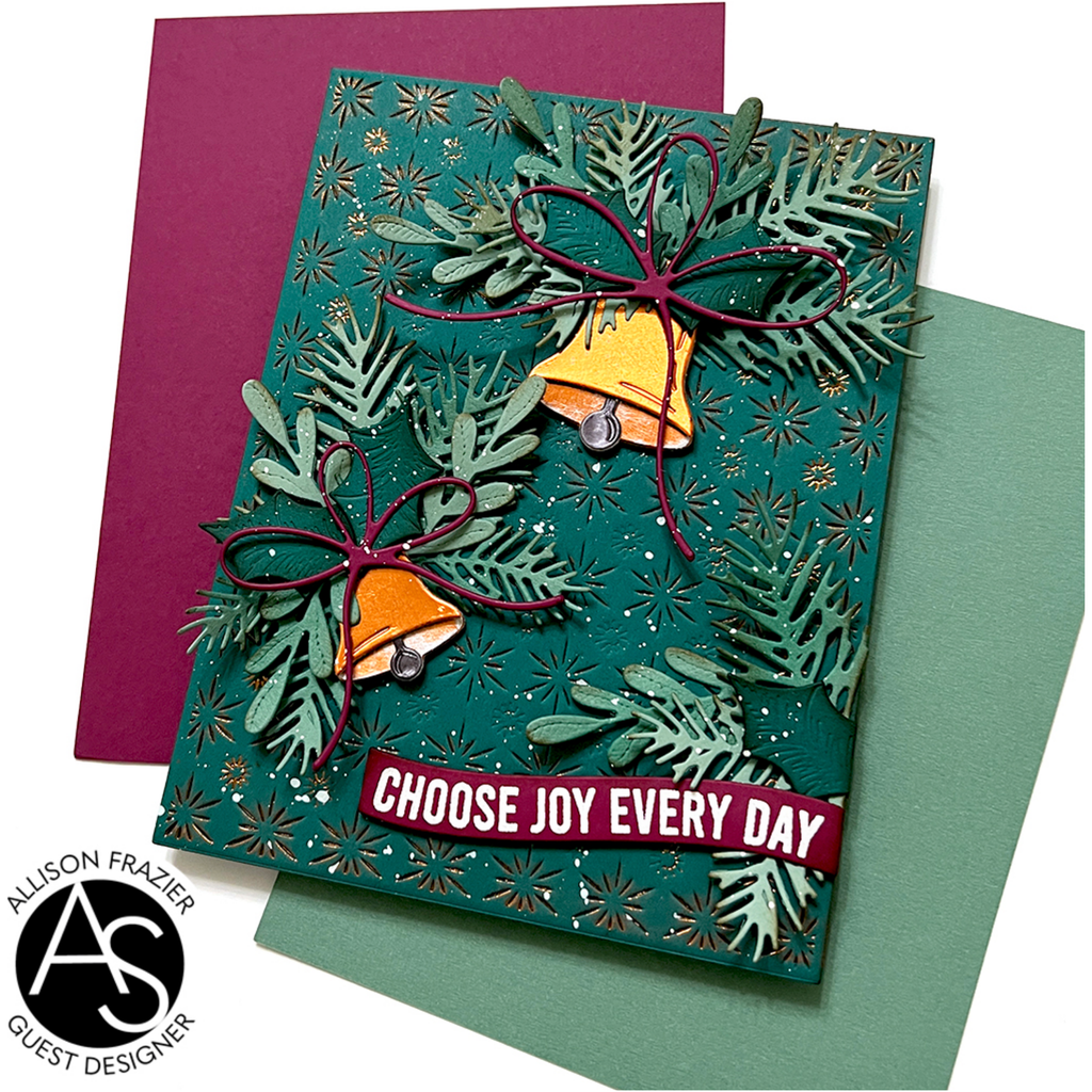 Alex Syberia Designs Jingle Bell Joy Die Set asdd91 Choose Joy