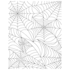 BP-080 Spellbinders Spider Web Background Press Plate