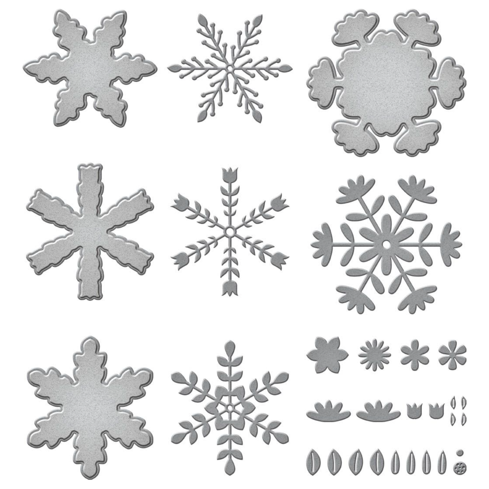 S5-594 Spellbinders Delicate Snowflakes Etched Dies