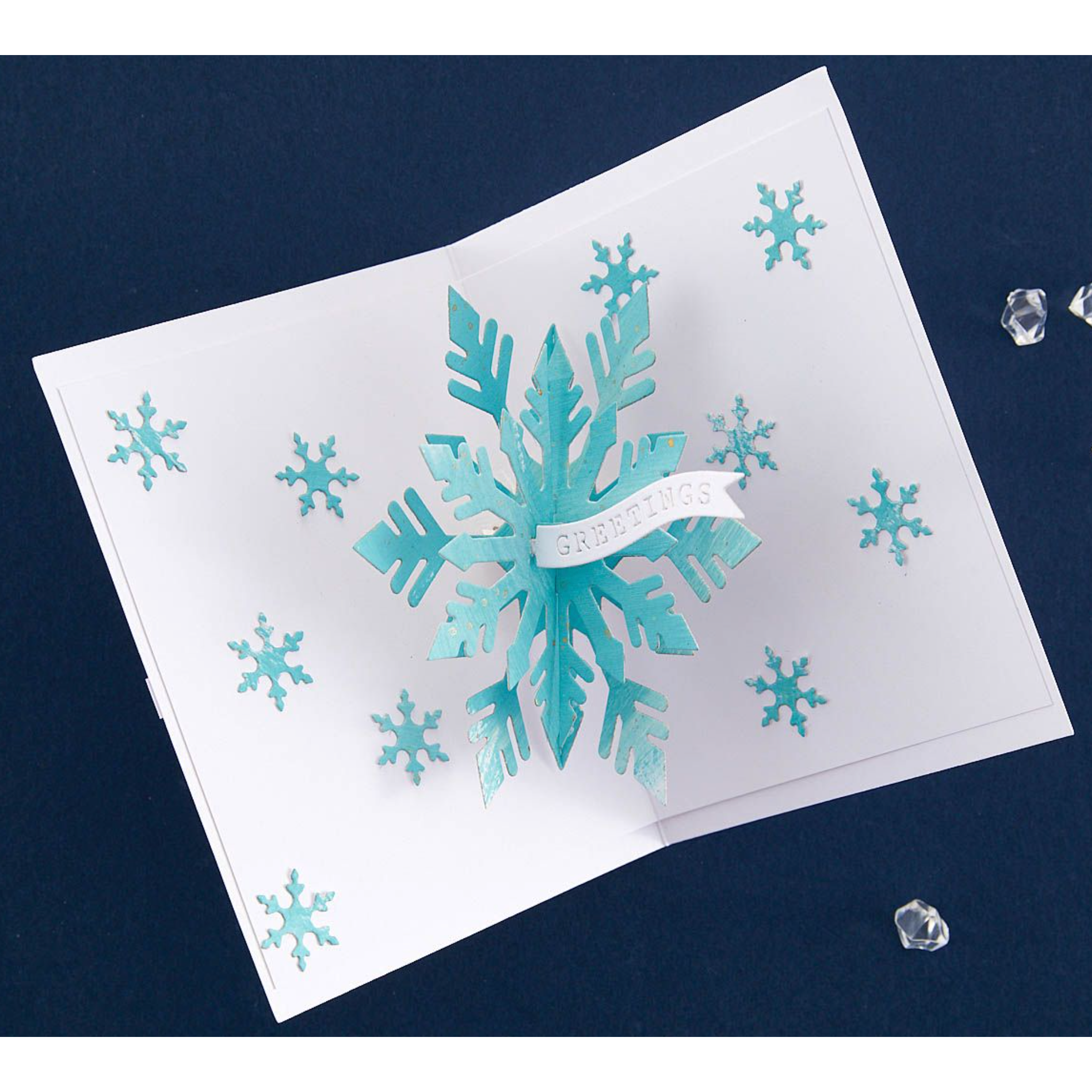 S6-212 Spellbinders Pop-Up Snowflake Etched Dies snowflake pop up