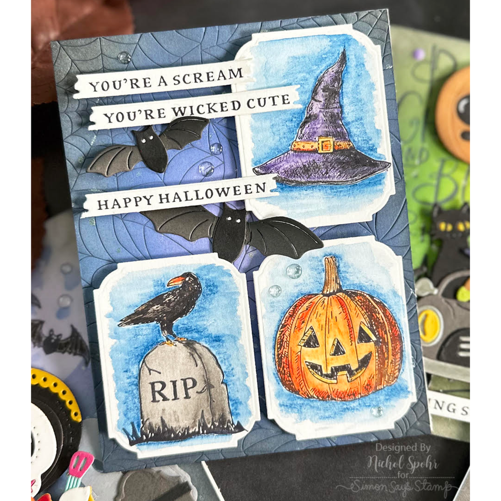 BP-079 Spellbinders Halloween Icons Press Plate and Etched Dies Set jack o lantern | color-code:ALT01