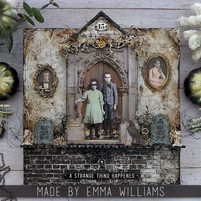 Tim Holtz Idea-ology MINI PLAQUETTES Findings TH93296 Emma