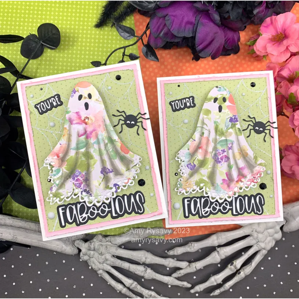 Trinity Stamps Halloween Sentiments Dies tmd-238 faboolous | color-code:ALT02