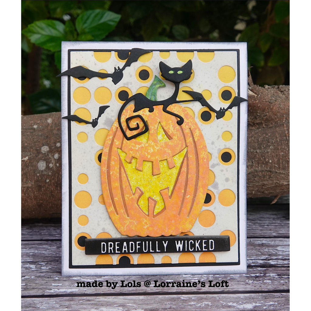 Tim Holtz Sizzix Edison Colorize Thinlits Dies 666382 halloween cat