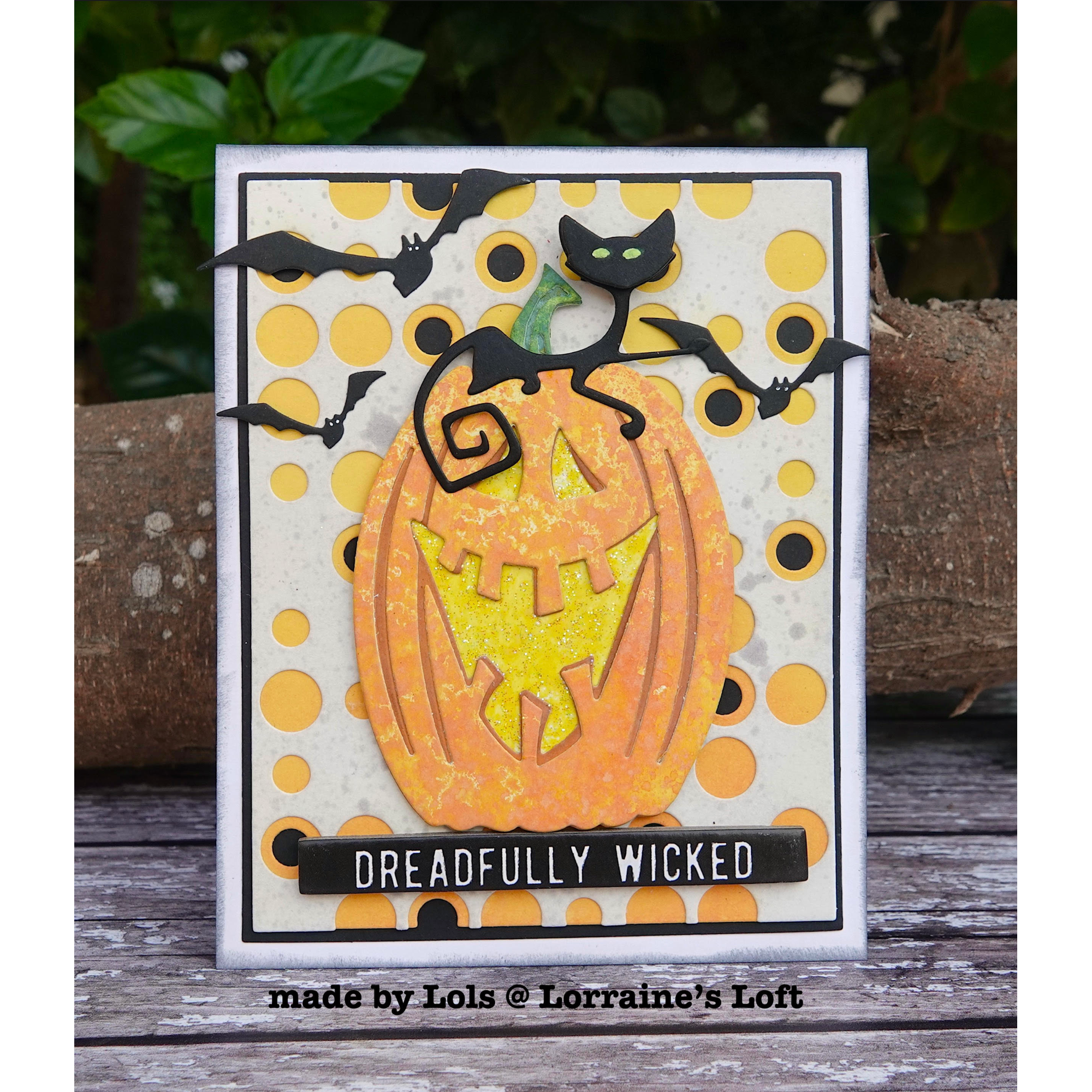 Tim Holtz Sizzix Edison Colorize Thinlits Dies 666382 halloween cat