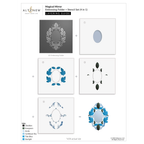 Altenew Magical Mirror Simple Coloring Stencils alt8134 layering guide