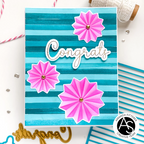 Alex Syberia Designs Congrats and Hooray Die Set asd-d-119 pinwheel