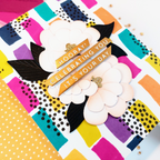 Alex Syberia Designs Celebrations Sentiments Hot Foil Plate asd-hf-117 hooray