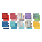 Craft Consortium Beach Hut 8 x 8 inch Paper Pad ccepad028e full image