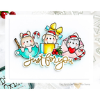 Mama Elephant Clear Stamps Holiday Huggers cute critters | color-code:ALT01