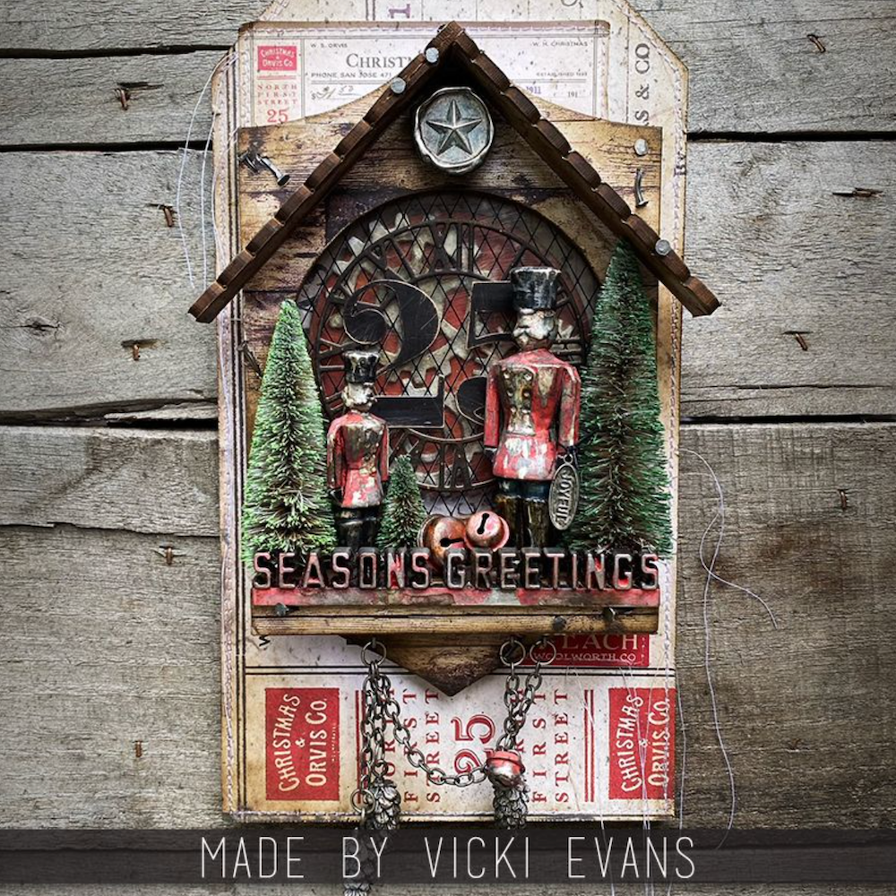 Tim Holtz Idea-ology 2023 Christmas Salvaged Figures Small th94359 Vicki