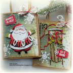 Tim Holtz Cling Rubber Stamps Christmas Cartoons cms473 christmas bags | color-code:ALT01