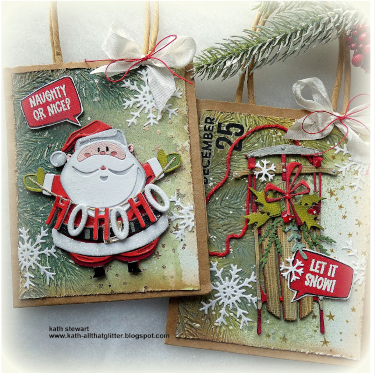 Tim Holtz Cling Rubber Stamps Christmas Cartoons cms473 christmas bags | color-code:ALT01
