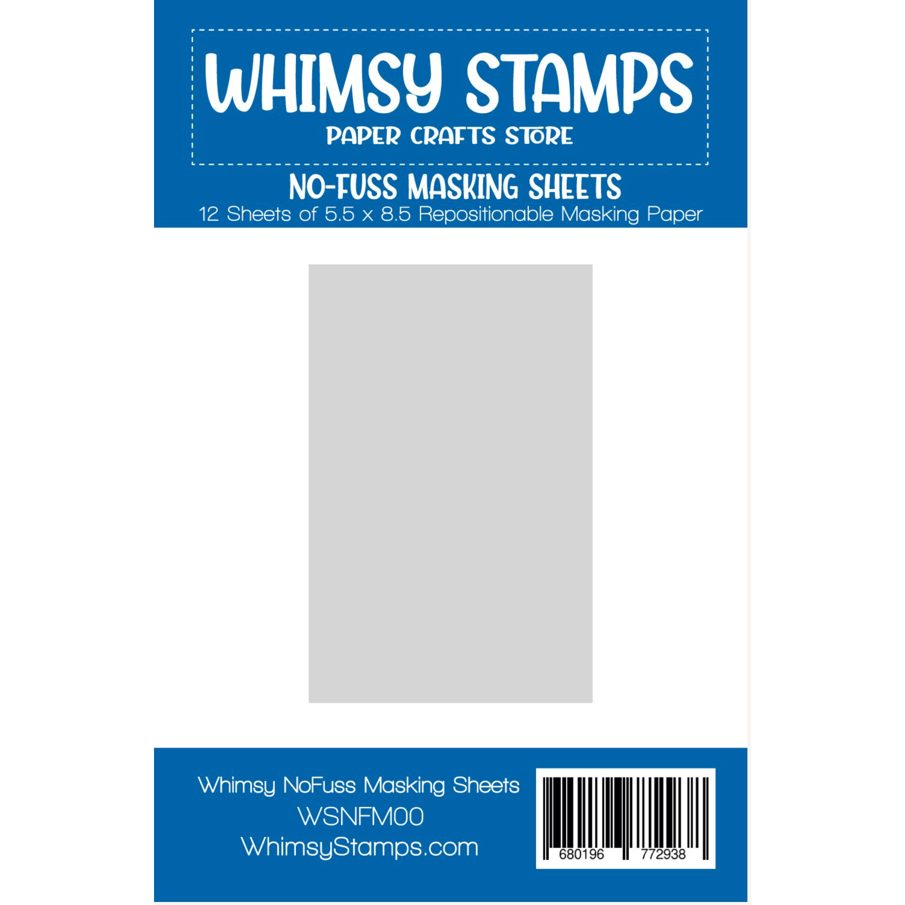Whimsy Stamps NoFuss Mask Sheets wsnfm00